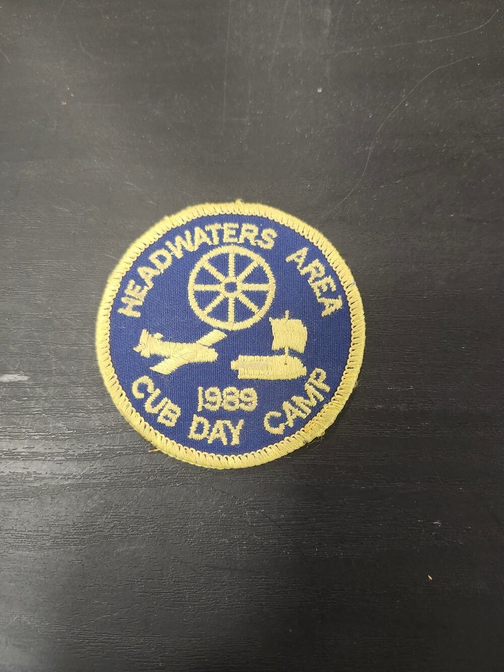 1989 Headwaters Area Cub Day Camp Patch BSA Vintage Boy Scouts Memorabilia Retro